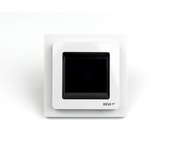 Терморегулятор для теплого пола DEVIreg™ Touch с комбинацией датчиков, полярно-белый, 16А