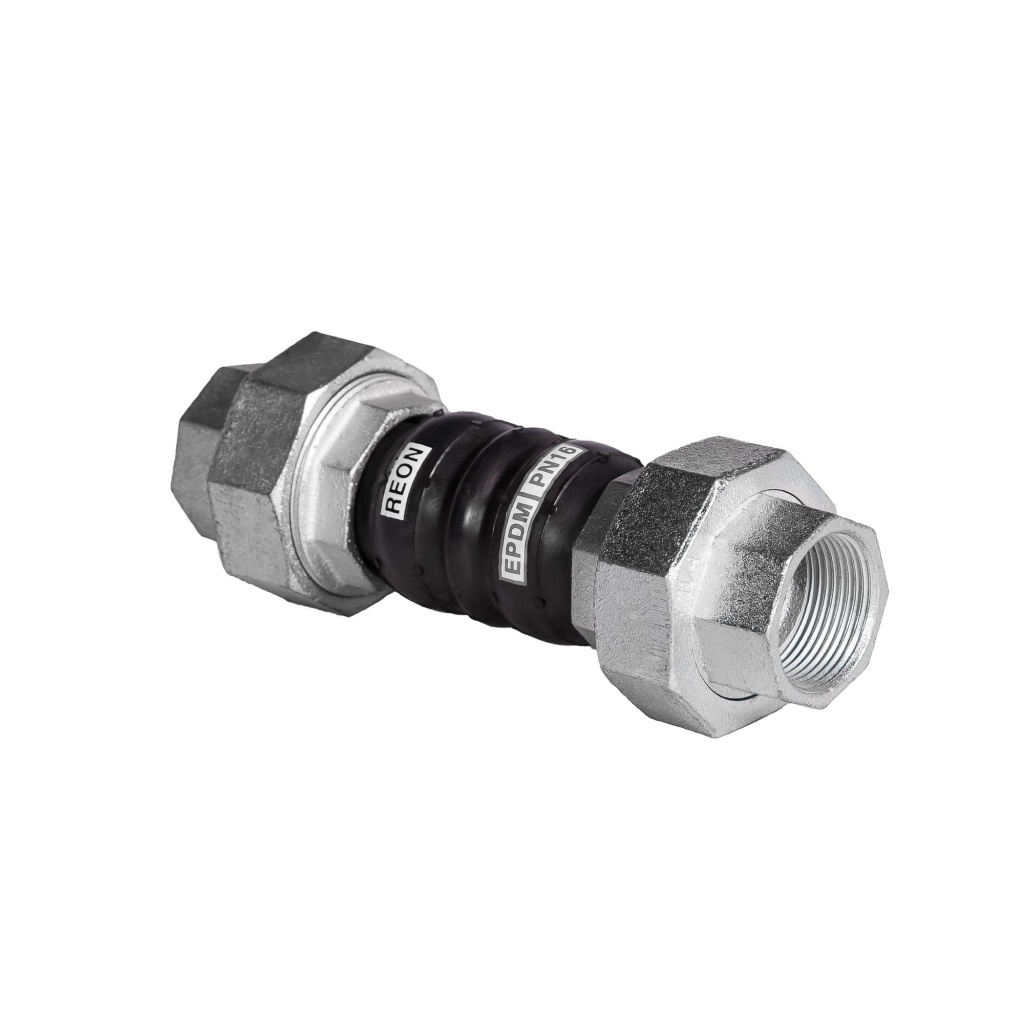 Гибкие вставки (виброкомпенсаторы) резиновые резьбовые REON тип RSV11 DN 15 PN16