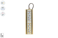 Низковольтный светодиодный светильник Прожектор Взрывозащищенный GOLD, универсальный U-1 , 53 Вт, 27° в 