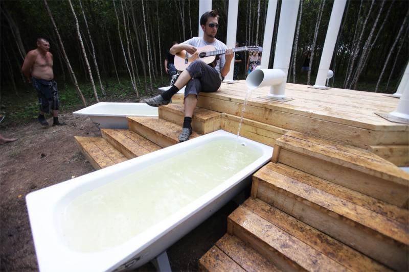 Кран открыт