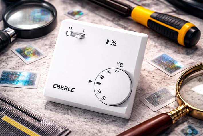 Терморегулятор Eberle: оригинал или подделка? Как отличить