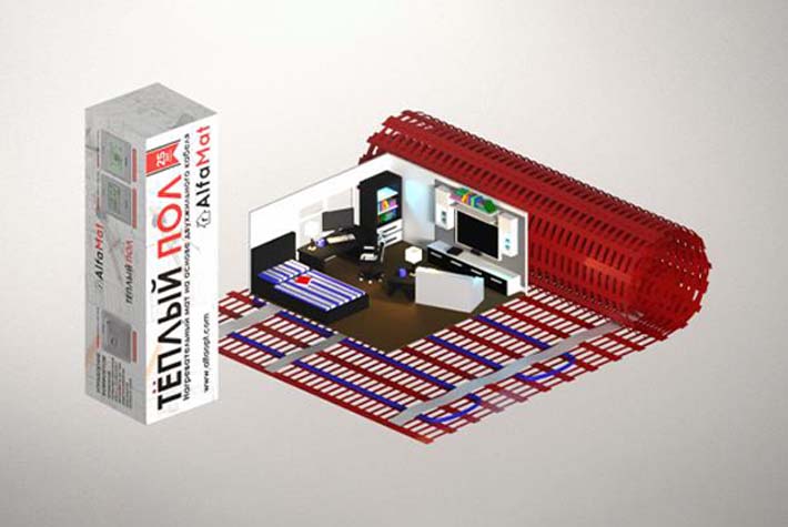 ТОП 5 мест установки тёплого пола AlfaMat - 150