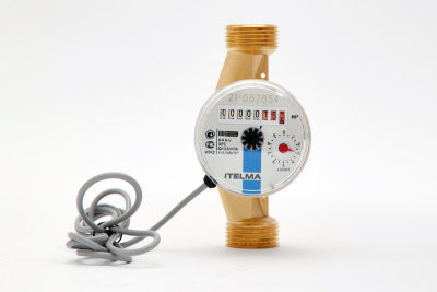 Счетчик холодной воды WFK24.E130-3-B-L-01-IP54 с импульсным выходом ГЕРКОН, вес импульса =1 л, ДУ20 в  Счетчик холодной воды WFK24.E130-3-B-L-01-IP54 с импульсным выходом ГЕРКОН, вес импульса =1 л, ДУ20 в