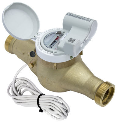 Счетчик воды Миномесс СВГД-М EDC M-bus Pulse, 90°C, Ду 15, Qn 1,5, L 165 mm, с модуляторным диском (0.25 L/Imp.), без присоединителей в 