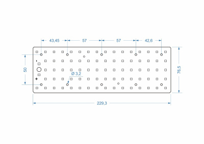Модуль Brillare: SMD3030*77-229x77 (85x155°) в 