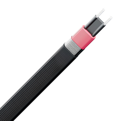 Саморегулирующийся греющий кабель низковольтный 17LW-CF 12В в  Саморегулирующийся греющий кабель низковольтный 17LW-CF 12В в