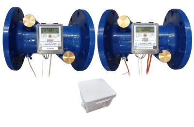 Общедомовый теплосчетчик Ду150 RS-485 + 2 имп. входа, qp=150 м3/ч, 105°C в 