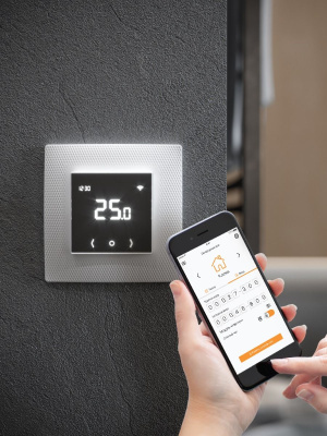 Терморегулятор для теплого пола Теплолюкс EcoSmart 25, белый в 