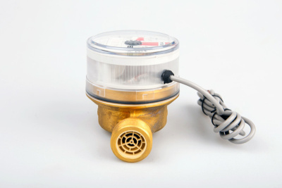 Счетчик горячей воды WFW24.D110-3-B-L-01-IP68 с импульсным выходом ГЕРКОН, вес импульса =1 л, ДУ15 в 