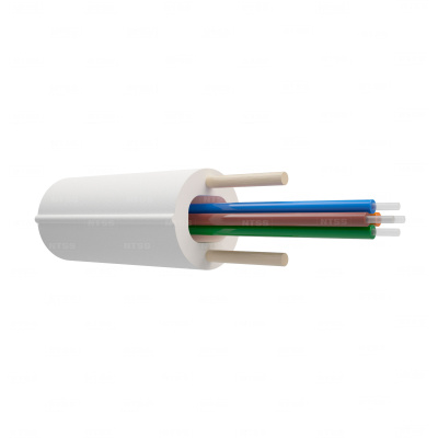 Оптический кабель распределительный Riser, OS2, 9/125, 4 волокна, LSZH, белый в России
