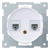 Розетка OneKeyElectro Florence двойная компьютерная RJ45 кат.5e, белая в 