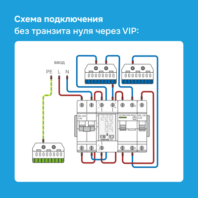 Многофункциональное реле напряжения с контролем тока и мощности Welrok VIP-40 в России