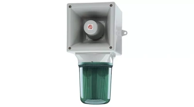 Аварийный звуковой сигнализатор AB121STR со строб-маяком в  Аварийный звуковой сигнализатор AB121STR со строб-маяком в