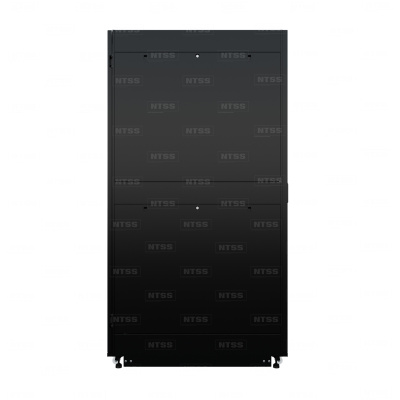 19" Напольный серверный шкаф NTSS ПРОЦОД PC 47U 600х1200 мм, передняя дверь перфорация, задняя дверь распашная двойная перфорированная, боковые стенки, регулируемые опоры, ролики, черный RAL 9005 в России