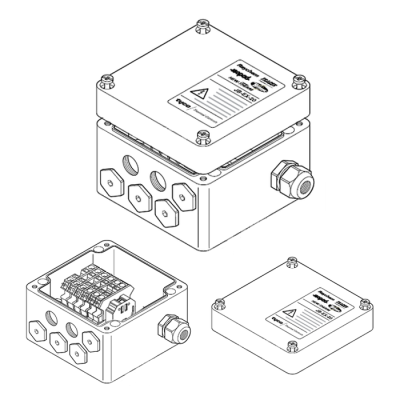 Трехфазная соединительная коробка (1xM32 + 6xM20) JB-EX-21 (EE x e) в России