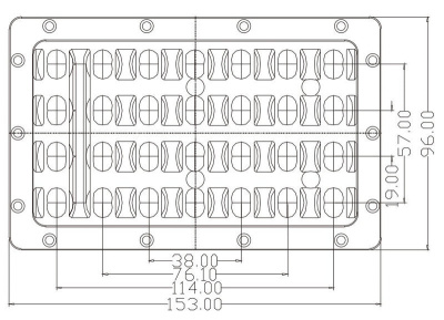 Модуль светодиодный Brillare: SMD3030*28-129x73 в 