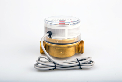 Счетчик горячей воды WFW24.D080-0-R-L-10-IP54 с импульсным выходом ГЕРКОН, ДУ15 в 