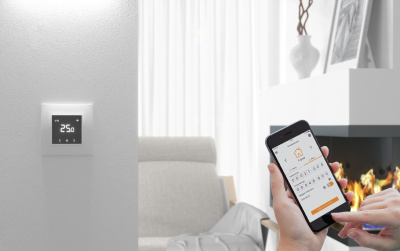 Терморегулятор для теплого пола Теплолюкс EcoSmart 25, белый в 