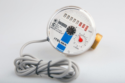 Счетчик холодной воды WFK23.D080-3-B-L-01-IP68 с импульсным выходом НАМУР, вес импульса =1 л, ДУ15 в 