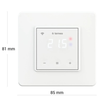 Терморегулятор для теплого пола Terneo sx, слоновая кость в 