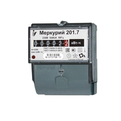 Счетчик электроэнергии Меркурий 201.7 в 