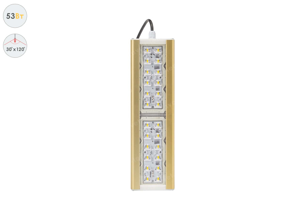 Магистраль GOLD, универсальный U-1, 53 Вт, 30X120°, светодиодный светильник в #REGION_NAME_DECLINE_PP#
