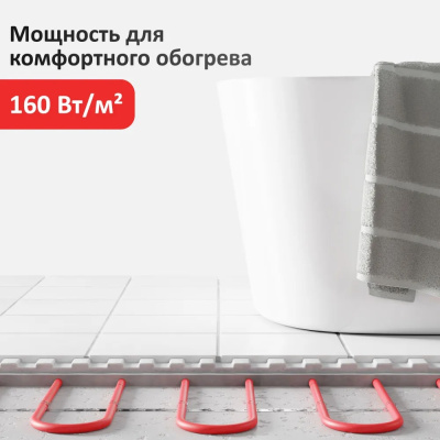 Кабельный тёплый пол AlfaCable 20-1600-80 (10,7 м²) в 