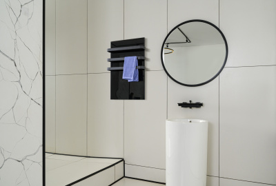 Теплофон ЭРГН-0,15/220  электрический полотенцесушитель 150 Вт, черный в 