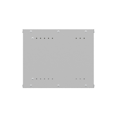 19'' Настенный телекоммуникационный шкаф NTSS LIME 6U 550x600x370 мм, стеклянная дверь, боковые стенки не съемные, разобранный, серый RAL 7035 в России
