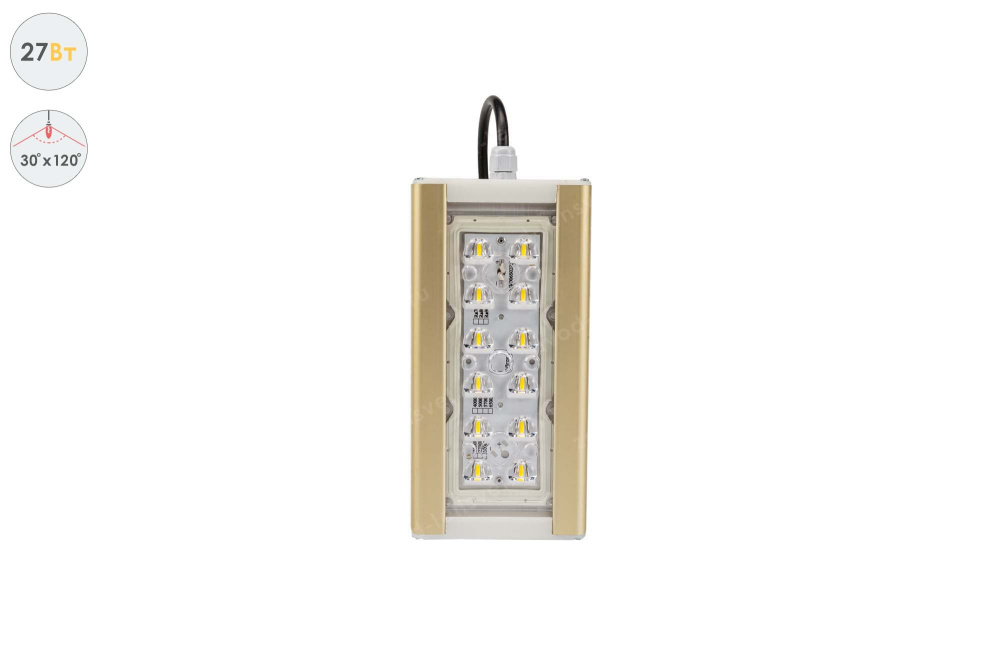 Магистраль GOLD, консоль K-1, 27 Вт, 30X120°, светодиодный светильник в #REGION_NAME_DECLINE_PP#