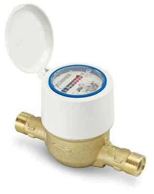 Счетчик воды Миномесс СВК, колбовый, 40°C, DN 20, Qn 1,5, L 190 mm, без присоединителей в 