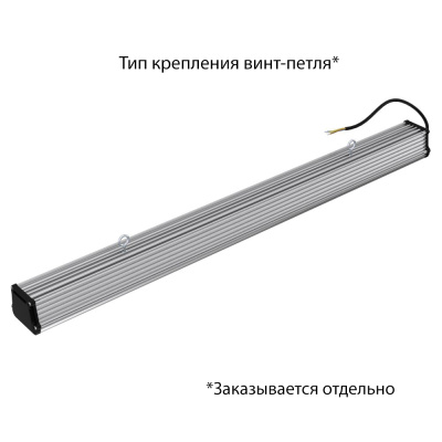 Светодиодный светильник PromLed Т-Линия v2.0 60 1000мм Эко 36-48V AC/DC 5000К Прозрачный в 