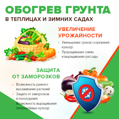 Комплект резистивного греющего кабеля для обогрева грунта CALEO CABLE 15W-75 в  Комплект резистивного греющего кабеля для обогрева грунта CALEO CABLE 15W-75 в