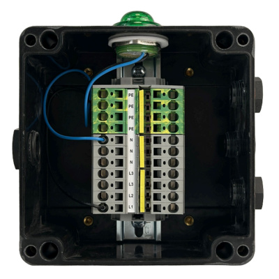 Коробка соединительная КСТ-КС-П-И.З-L(6)/4;N(6)/3;PE(6)/4-П-С:ЗВ(25)/1-D:ЗВ(20)/3 в 