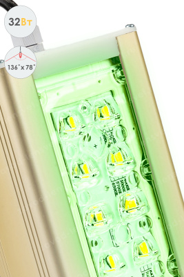 Архитектурный светодиодный светильник LSS-AR-K-018-32-136X78-G-67 в 