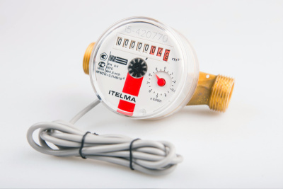 Счетчик горячей воды WFW23.D110-0-R-L-10-IP68 с импульсным выходом НАМУР, ДУ15 в 