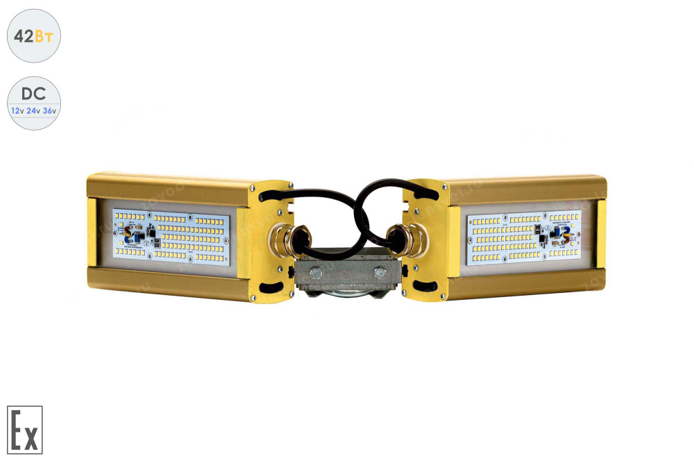 Низковольтный светодиодный светильник Модуль Взрывозащищенный Галочка GOLD, универсальный, 42 Вт, 120° в #REGION_NAME_DECLINE_PP#