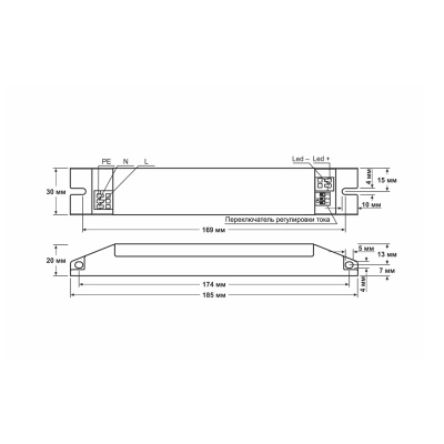 Источник питания D-LUCE Fonte EPF-40-1100-P-E (с защ. 380 В и усиленной ЭМС) в России