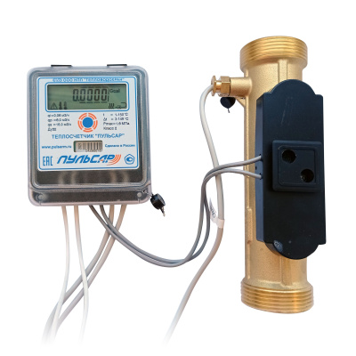 Общедомовый теплосчетчик Ду32 M-Bus + 3 имп. входа, qp=6 м3/ч, прямой, 150°C в 