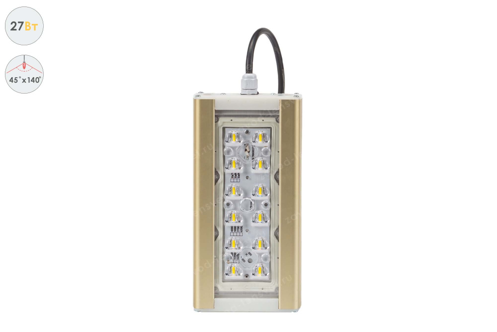 Магистраль GOLD, универсальный U-1, 27 Вт, 45X140°, светодиодный светильник в #REGION_NAME_DECLINE_PP#