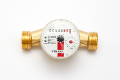Счетчик горячей воды WFW20.E130-0-R-L-0-IP54, ДУ20 в 