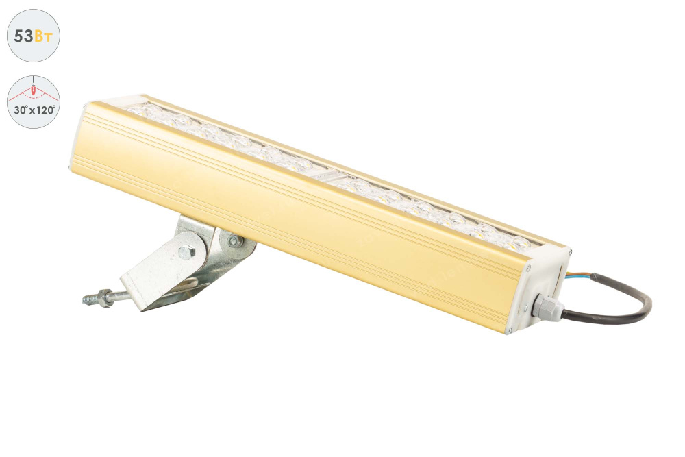 Магистраль GOLD, универсальный U-1, 53 Вт, 30X120°, светодиодный светильник в #REGION_NAME_DECLINE_PP#
