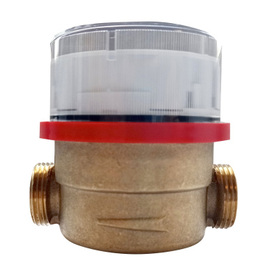 Квартирный счетчик воды Ду15 RS-485 под модули, Qn=1,5 м3/ч, L=80мм в 