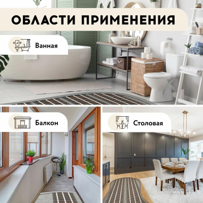 Нагревательный мат "Русское тепло" РТ-720-4,50 в 