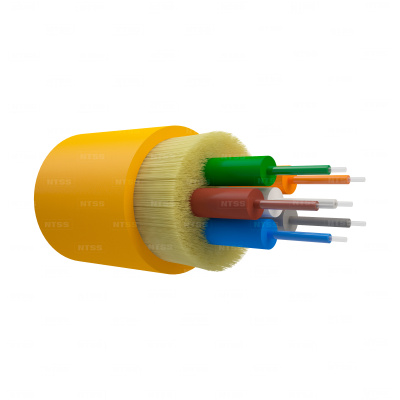 Оптический кабель распределительный, OS2, 9/125, 6 волокон, LSZH, желтый в России