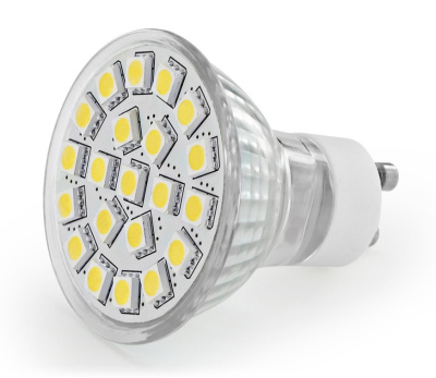Светодиодная лампа Led Favourite GU10 5W 220V Glass в 