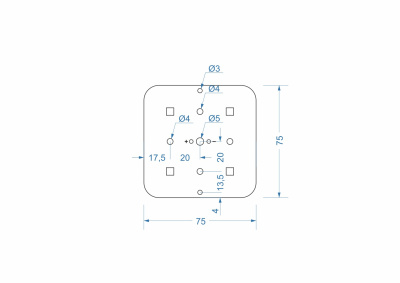 Модуль Brillare: SMD5050*4-75x75 (v2) в 