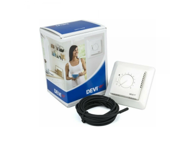 Терморегулятор для теплого пола DEVIreg™ 530 (ELKO) с датчиком пола, 15А в  Терморегулятор для теплого пола DEVIreg™ 530 (ELKO) с датчиком пола, 15А в