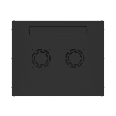 19'' Настенный телекоммуникационный шкаф NTSS LIME 18U 550×600×900 мм, дверь глухая металл, боковые стенки не съемные, разобранный, черный RAL 9005 в России