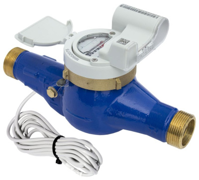 Счетчик воды Миномесс СВХД-М EDC M-bus Pulse, 40°C, Ду 15, Qn 1,5, L 165 mm, с модуляторным диском (1 L/Imp.), без присоединителей в 